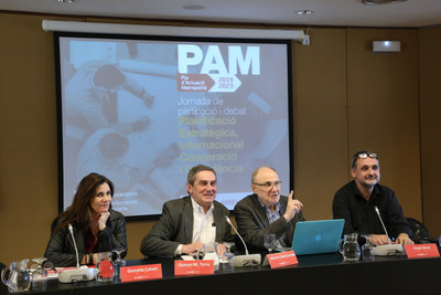 D'esquerra a dreta: Gemma Calvet, Ramon Torra, Héctor Santcovsky i Víctor Ténez