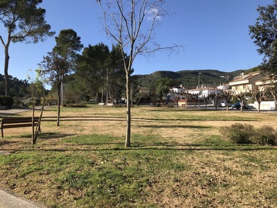 Una de les zones d'esbarjo del parc