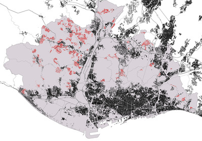 Assentaments dispersos sense continuïtat amb la trama urbana