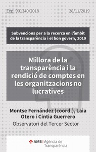 [Millora de la transparència i la rendició de comptes en les organitzacions no lucratives de l'Àrea Metropolitana de Barcelona]