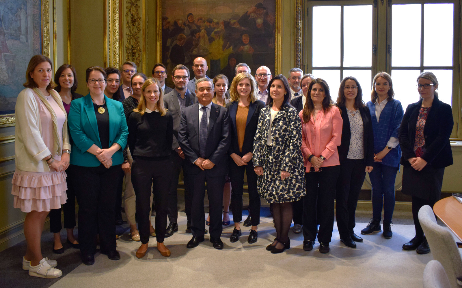 Participants de la trobada de la Xarxa Europea de Registradors de Lobbies